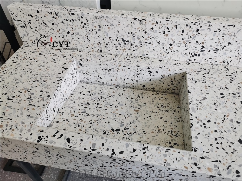 Terrazzo Bathroom Vanity Counter Tops