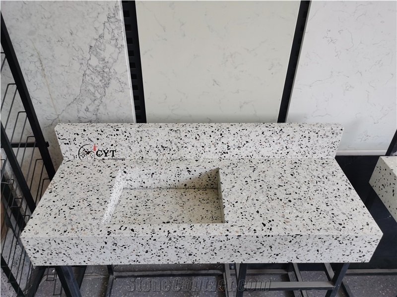 Terrazzo Bathroom Vanity Counter Tops