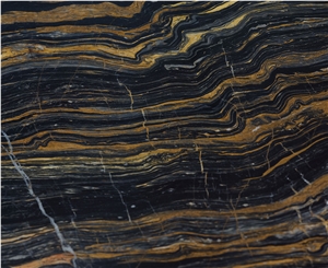 Golden Black Marble Blocks