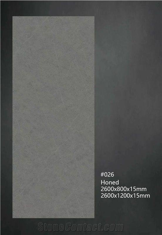 Armani Grey Artificial Gorgeous Sintered Stone Slabs Decor