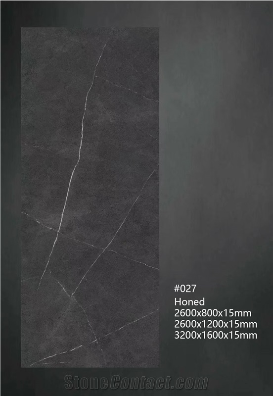 Armani Grey Artificial Gorgeous Sintered Stone Slabs Decor