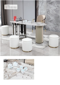 Artificial Stone Office Furniture, Office Table, Sintered Stone Commercial Furniture