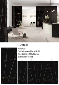 Chinese Gorgeous Multicolor Polished Sintered Stone