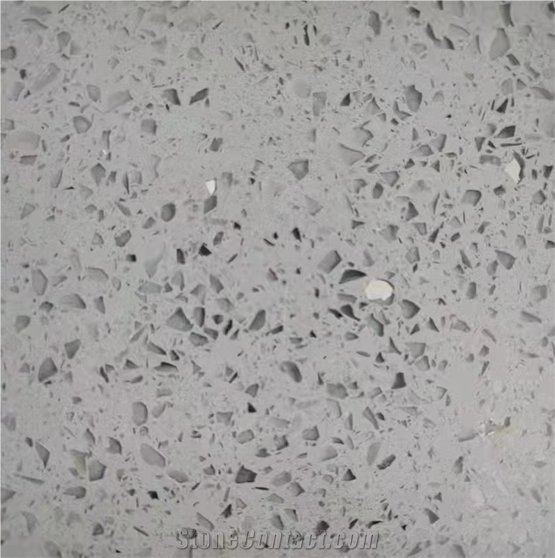 First Choice For Project  White Quartz Economic Slabs