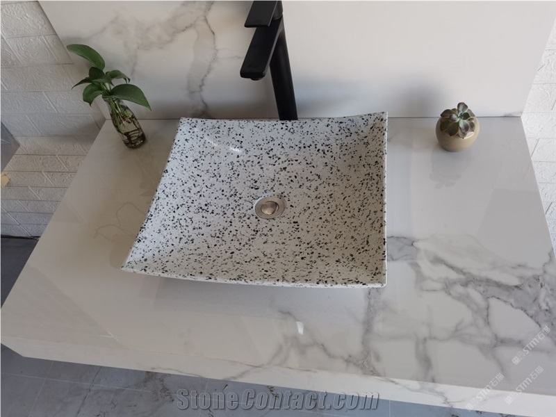 Hot Sale Good Price For Terrazzo Washbasin Very Nice