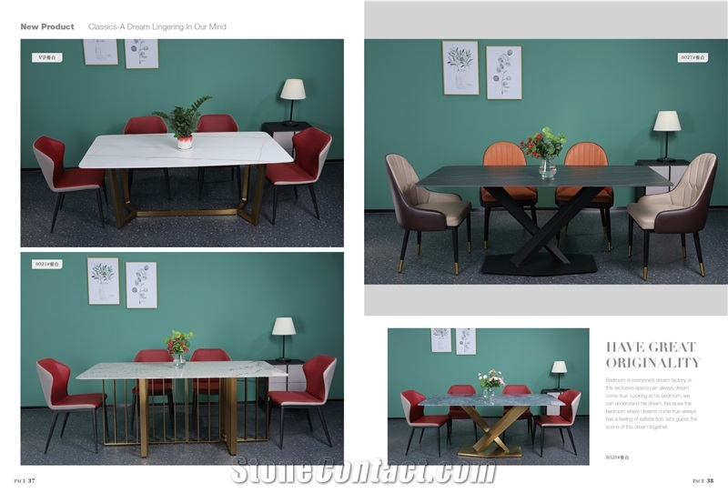 Hot Sale Marble Look For Sintered Stone Table