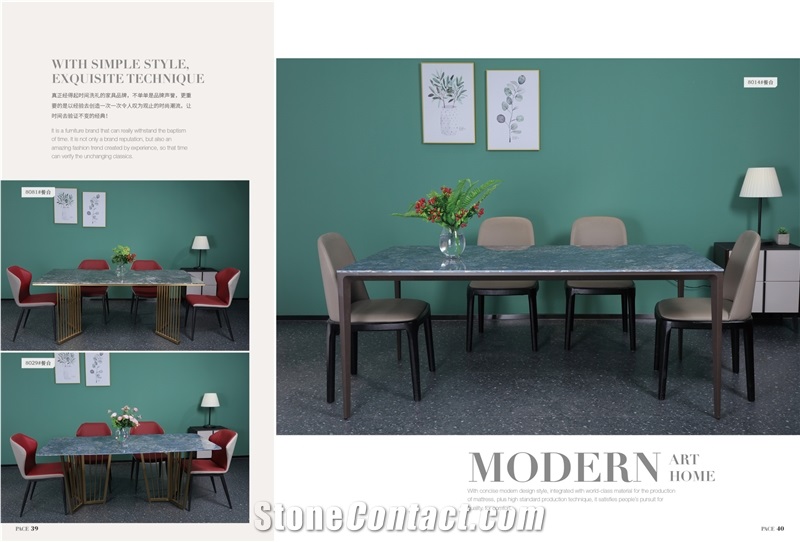 Hot Sale Marble Look For Sintered Stone Table