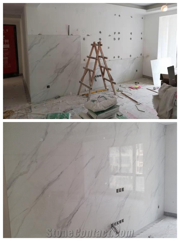 Hot Sale Nano  White  Glass 3D Kitchen Countertop