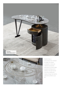 Hot Sale Special Price For Sintered Stone Marble Look Table