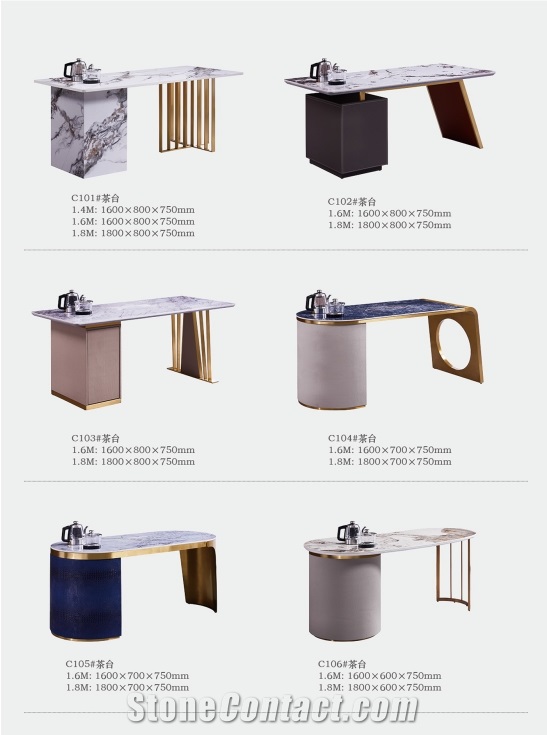 Hot Sale Special Price For Sintered Stone Marble Look Table