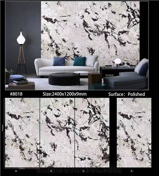 Hot Seller Chinese Sintered Stone Slab With Scenery Design