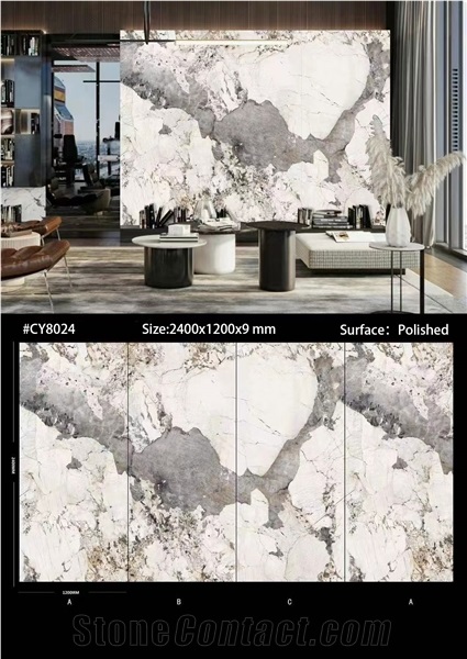 Hot Seller Chinese Sintered Stone Slab With Scenery Design