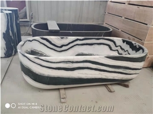 Hot Sale Stone Bathtub Marble China Panda White Wash Basins