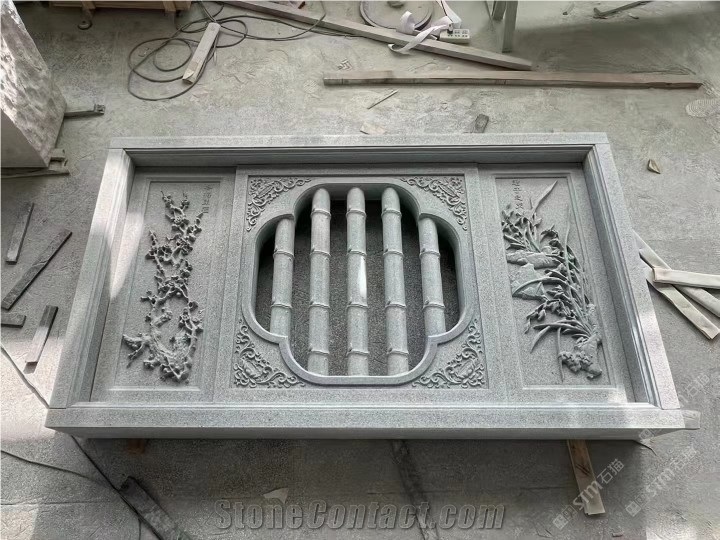 Outdoor Handcraft Carving Wall Relief Sculpture Villa