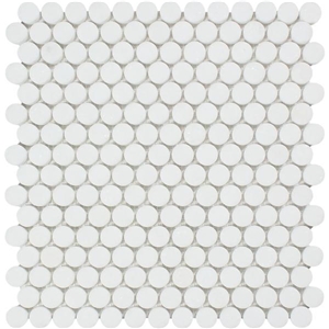 Thassos White Lantern Mosaic Pure Tile Waterjet Cut To Size Kitchen