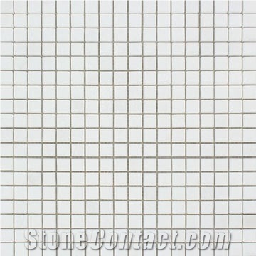 Thassos White Lantern Mosaic Pure Tile Waterjet Cut To Size Kitchen