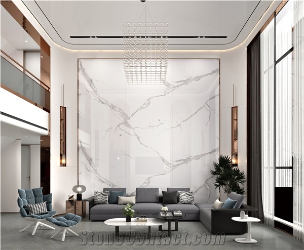 Victoria White Sintered Stone Slab