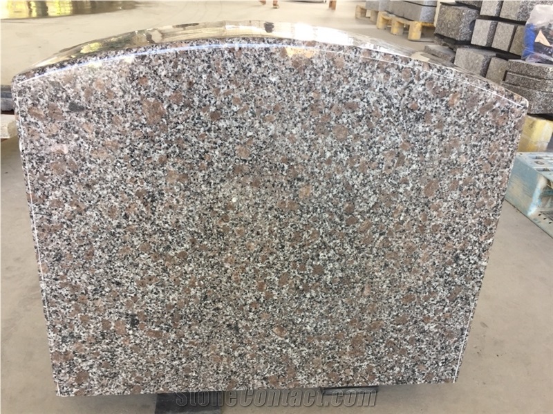 Gl Pink Granite Headstone