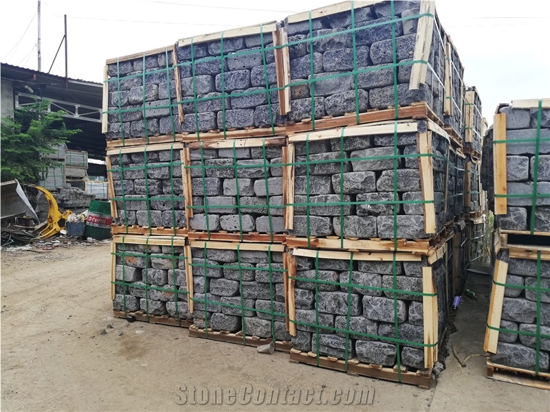 Basalt Cobble Stone, Pavers, Cubestone