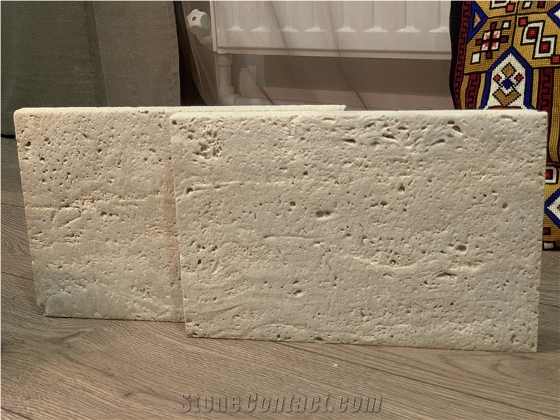 Antique Travertine Tiles Unfilled