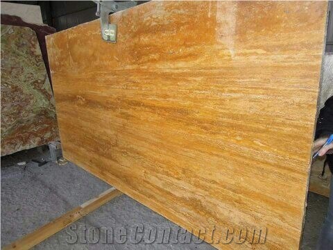 Yellow Travertine Slabs