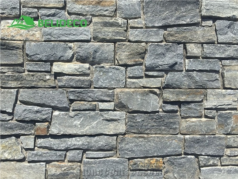 Blue Quartzite Stone Wall Cladding Exterior Home Decor