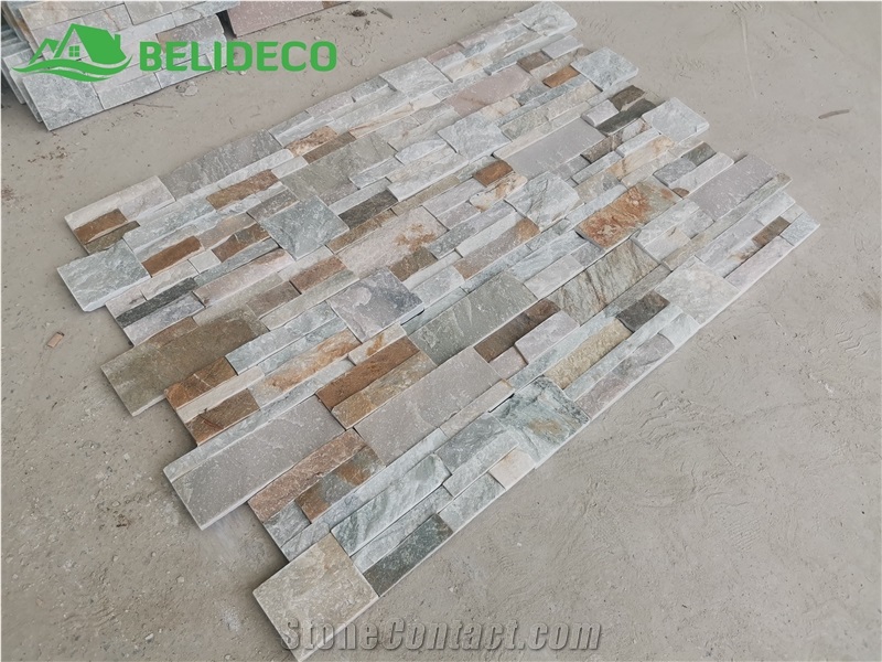 China Natural Features Stone Thin Slate Veneer Stone 18X35