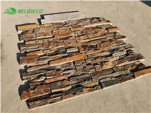 Concrete Back Stone Panel Cement Based Natural Slate