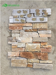 P14 Beige Slate Standard Color,Yellow Oyster Cladding Stone