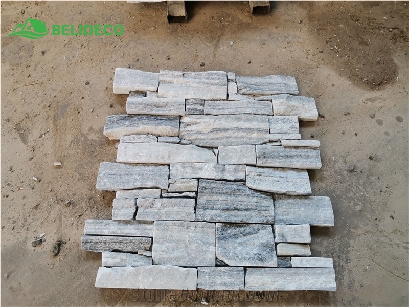 Split Surface Z Cladding Stone For Home Decoration Corner