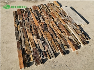 Wholesale Cultural Rusty Cement Stone Borad Rusty Panels