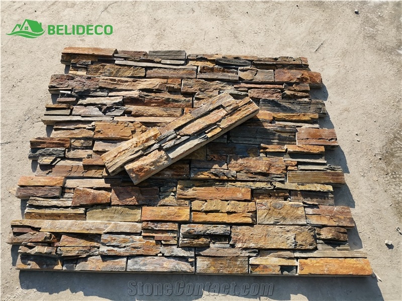Wholesale Cultural Rusty Cement Stone Borad Rusty Panels