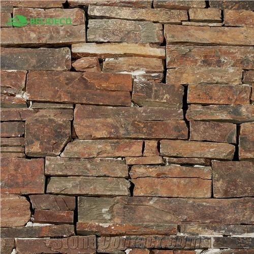 Wholesale Cultural Rusty Cement Stone Borad Rusty Panels