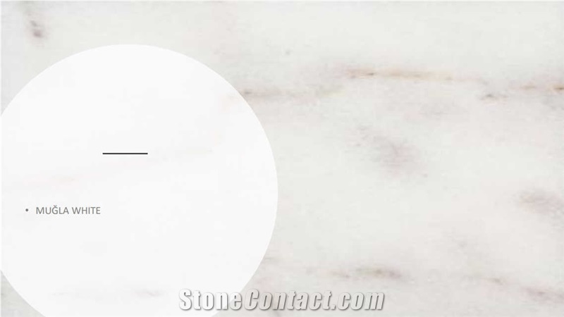 Mugla White Marble Tiles, Slabs