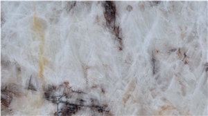 Crystal Nocciola Quartzite Slabs