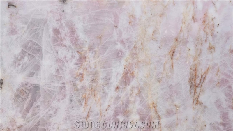 Crystal Pink Quartzite Slabs
