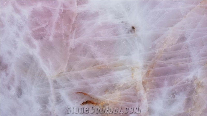Crystal Pink Quartzite Slabs