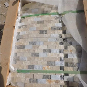 Split Face Marble Mosaic Tiles