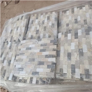 Split Face Marble Mosaic Tiles