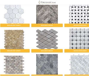 Marble Mosaic Tiles-Travertine Mosaic Tiles Marble Mosaic Tiles-Travertine Mosaic Tiles