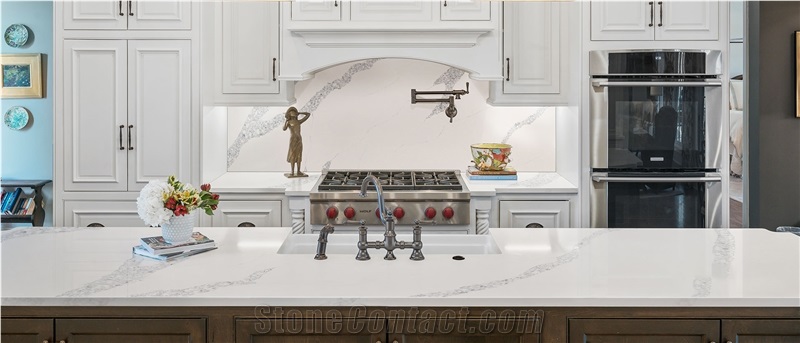 Bianco Bella EWH9508 Quartz Slabs