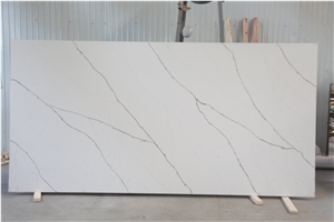 Calacatta Aurora Quartz Kitchen Countertop EWH9402