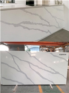 Laza Calacatta Quartz Stone Slabs