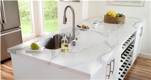 Laza Calacatta Quartz Stone Slabs