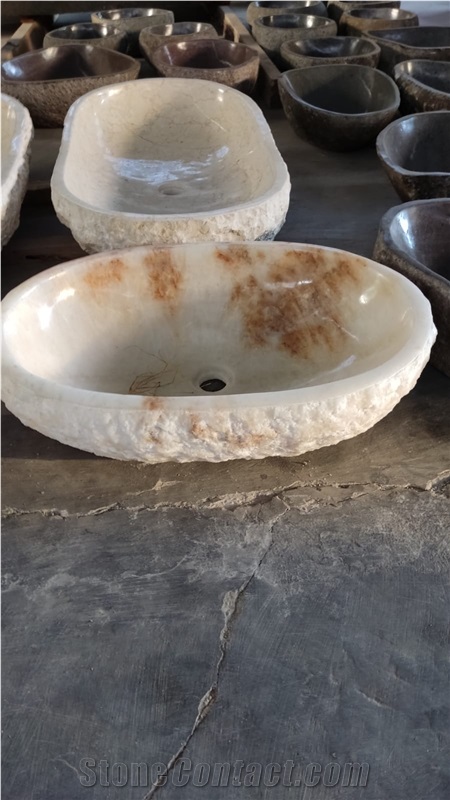 Onyx Sink Natural Edge Wash Basins