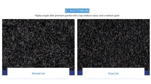 Africa Black Granite- K2 Rustenburg Dark Granite Slabs Africa Black Granite- K2 Rustenburg Dark Granite Slabs