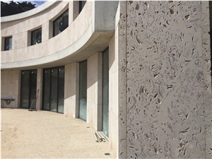 Muschelkalk Weiss Limestone Wall Tiles