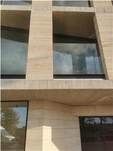 Travertino Carpinis Facade Building Stones