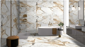 XXL Gold Matt Ceramic Tiles