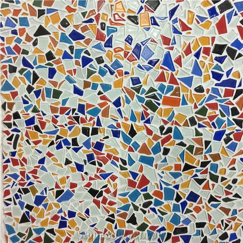 Vietnam Glass Mosaic Tiles, Mosaic Stone For Swimming Pools